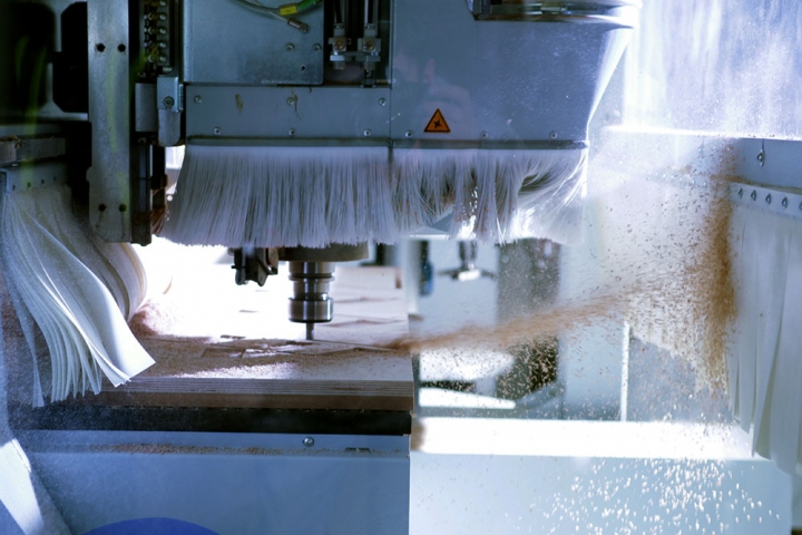 CNC routing of wooden parts for climbing wall kit from birch plywood